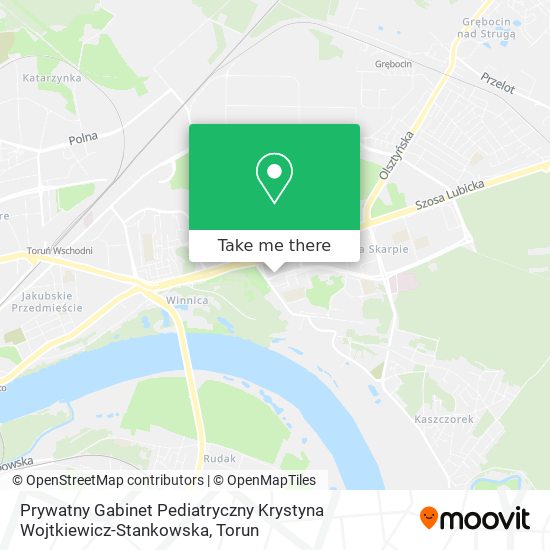 Карта Prywatny Gabinet Pediatryczny Krystyna Wojtkiewicz-Stankowska