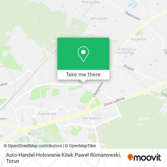 Auto-Handel-Holowanie Kitek Paweł Romanowski map