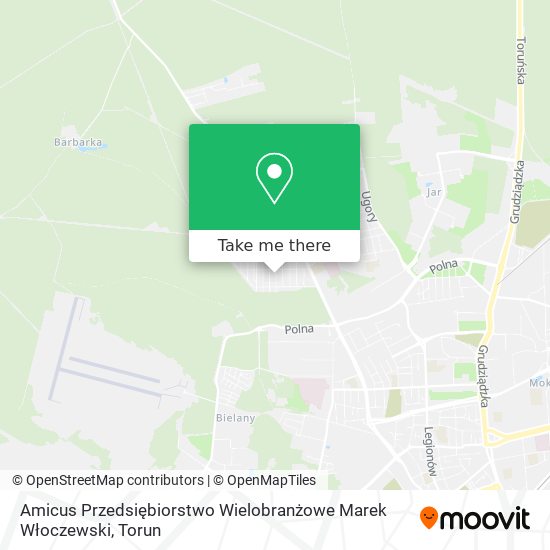 Amicus Przedsiębiorstwo Wielobranżowe Marek Włoczewski map