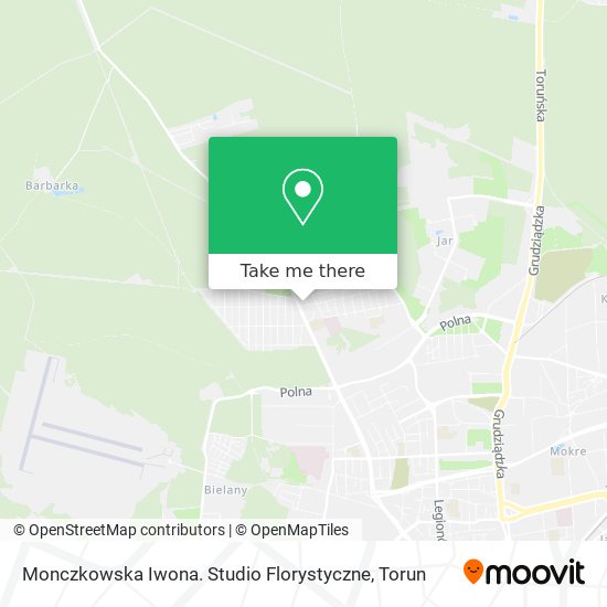 Карта Monczkowska Iwona. Studio Florystyczne