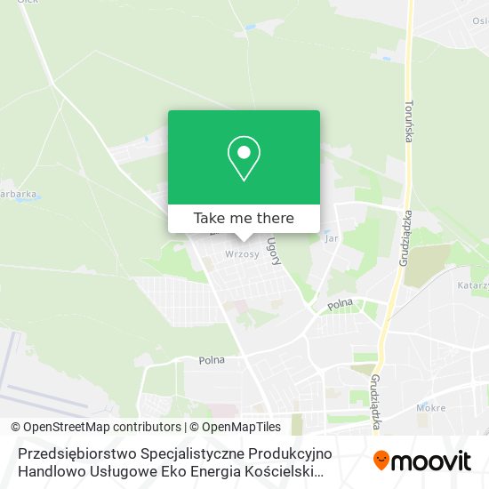 Przedsiębiorstwo Specjalistyczne Produkcyjno Handlowo Usługowe Eko Energia Kościelski Krzysztof Sad map