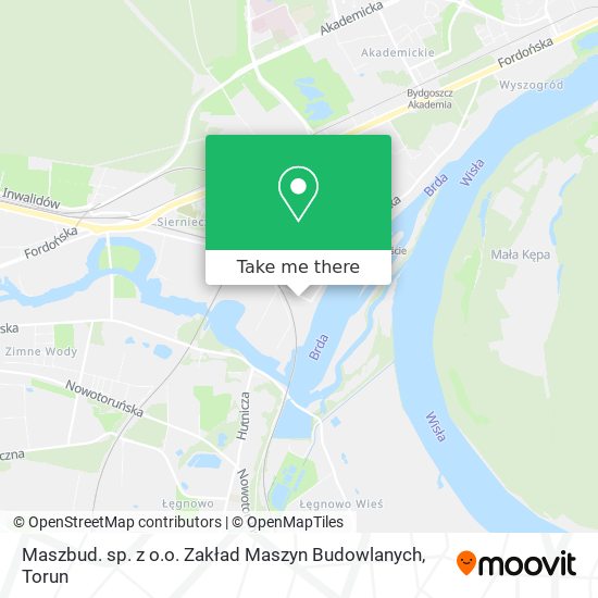 Карта Maszbud. sp. z o.o. Zakład Maszyn Budowlanych