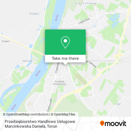Przedsiębiorstwo Handlowo Usługowe Marcinkowska Daniela map