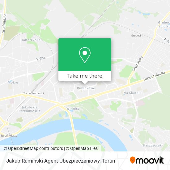 Jakub Rumiński Agent Ubezpieczeniowy map