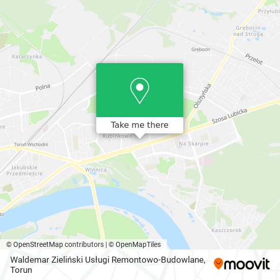 Waldemar Zieliński Usługi Remontowo-Budowlane map
