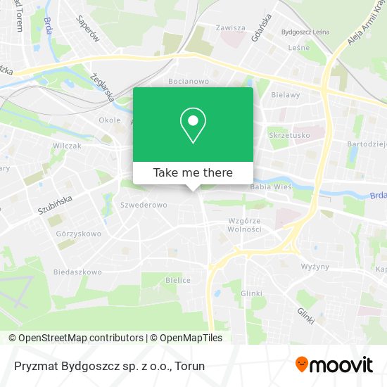 Pryzmat Bydgoszcz sp. z o.o. map