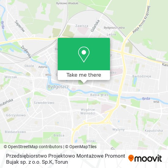 Карта Przedsiębiorstwo Projektowo Montażowe Promont Bujak sp. z o.o. Sp.K