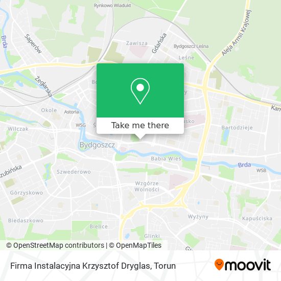 Карта Firma Instalacyjna Krzysztof Dryglas