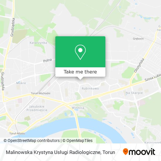 Карта Malinowska Krystyna Usługi Radiologiczne