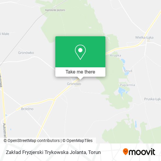 Zakład Fryzjerski Trykowska Jolanta map