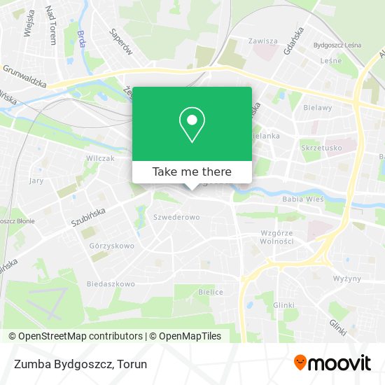 Карта Zumba Bydgoszcz