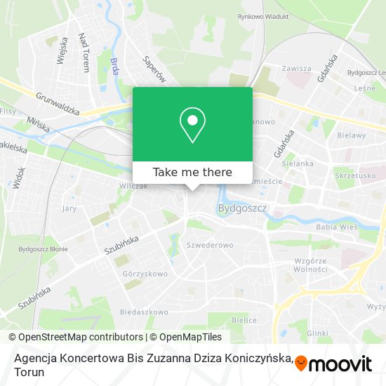 Agencja Koncertowa Bis Zuzanna Dziza Koniczyńska map