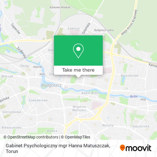 Gabinet Psychologiczny mgr Hanna Matuszczak map