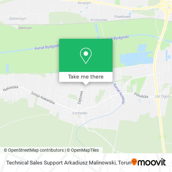 Technical Sales Support Arkadiusz Malinowski map