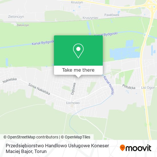 Przedsiębiorstwo Handlowo Usługowe Koneser Maciej Bajor map