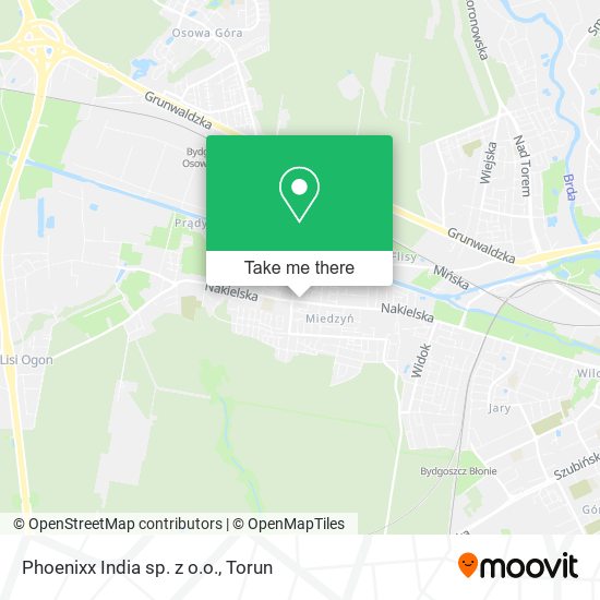 Phoenixx India sp. z o.o. map