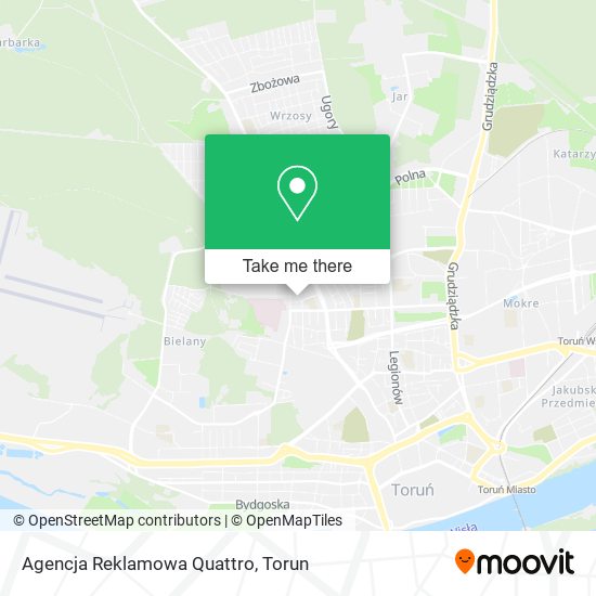 Agencja Reklamowa Quattro map