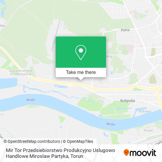 Mir Tor Przedsiebiorstwo Produkcyjno Uslugowo Handlowe Miroslaw Partyka map