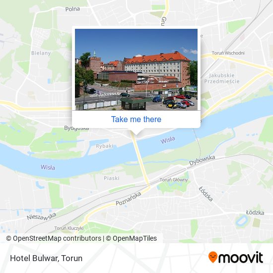 Hotel Bulwar map