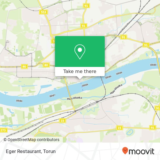 Eger Restaurant map