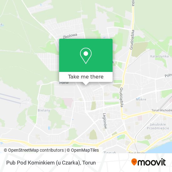 Карта Pub Pod Kominkiem (u Czarka)