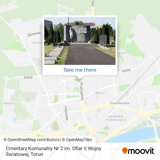Cmentarz Komunalny Nr 2 im. Ofiar II Wojny Światowej map