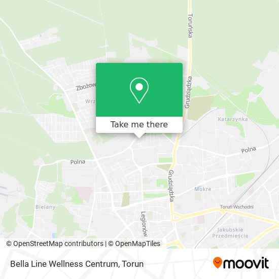 Bella Line Wellness Centrum map