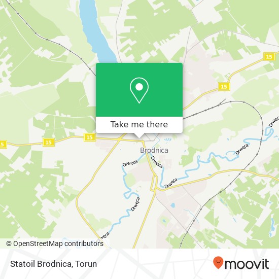 Statoil Brodnica map