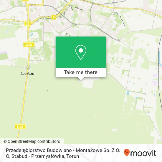 Карта Przedsiębiorstwo Budowlano - Montażowe Sp. Z O. O. Stabud - Przemysłówka
