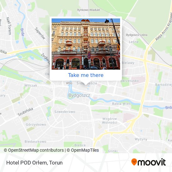 Hotel POD Orłem map