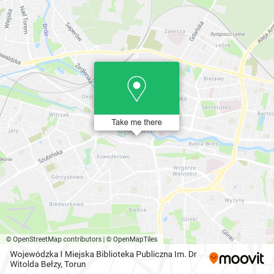Карта Wojewódzka I Miejska Biblioteka Publiczna Im. Dr Witolda Bełzy
