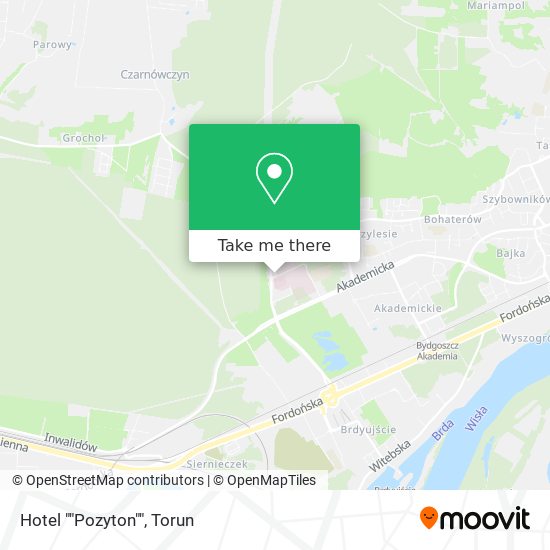 Карта Hotel ""Pozyton""