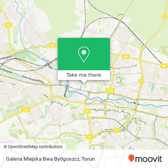 Карта Galeria Miejska Bwa Bydgoszcz