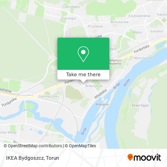 Карта IKEA Bydgoszcz