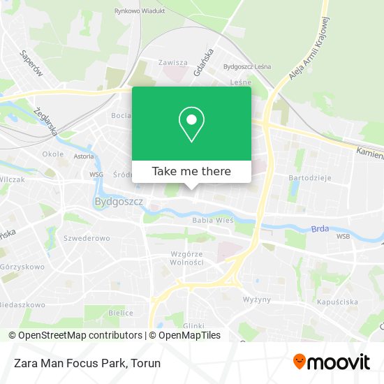 Карта Zara Man Focus Park