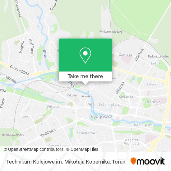 Technikum Kolejowe im. Mikołaja Kopernika map