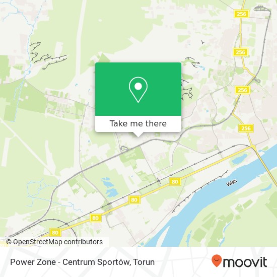 Power Zone - Centrum Sportów map