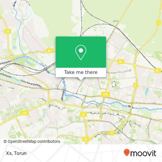 Xs, ulica Sniadeckich 85-061 Bydgoszcz map