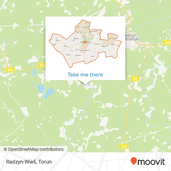 Карта Radzyn-Wieś