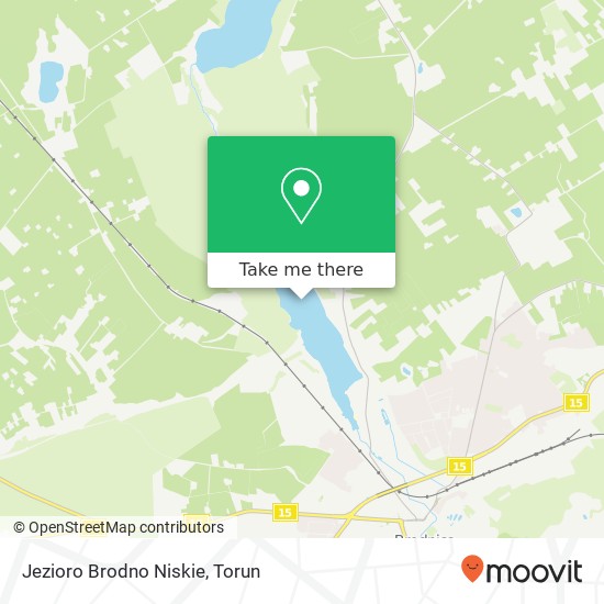 Jezioro Brodno Niskie map