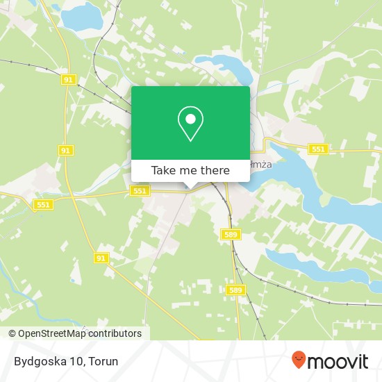 Bydgoska 10 map