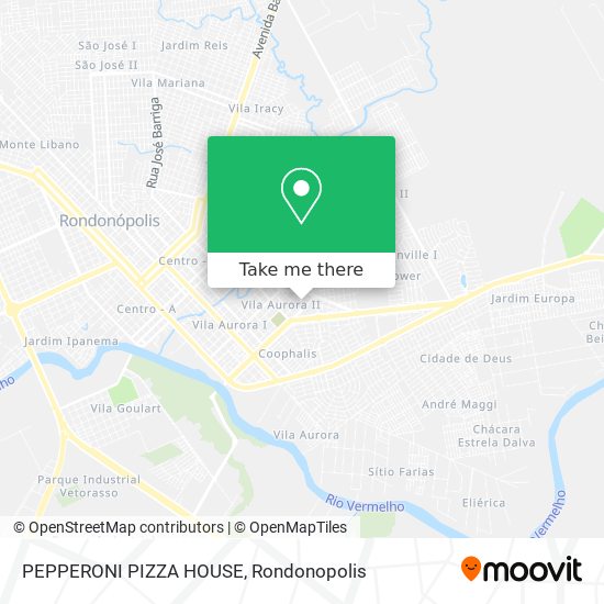 Mapa PEPPERONI PIZZA HOUSE