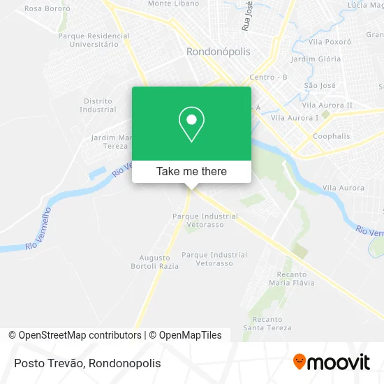 Posto Trevão map