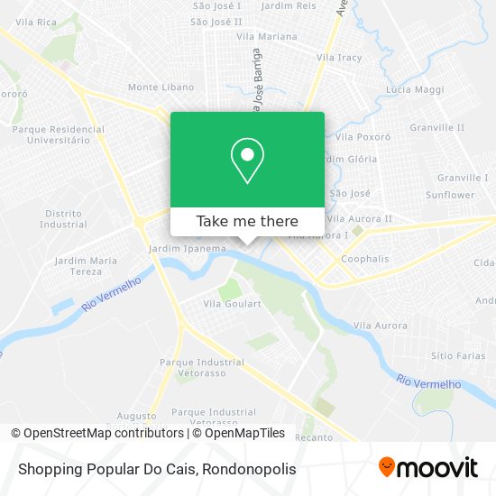 Shopping Popular Do Cais map