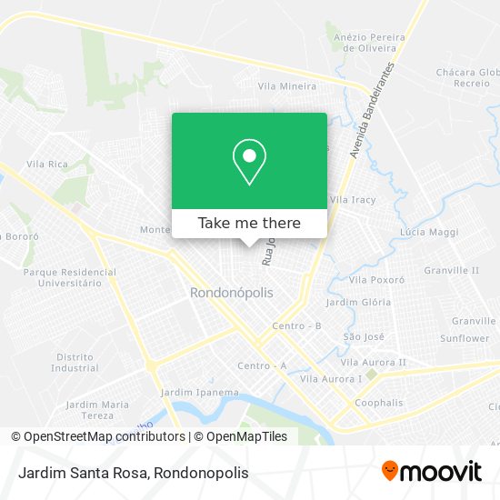 Jardim Santa Rosa map