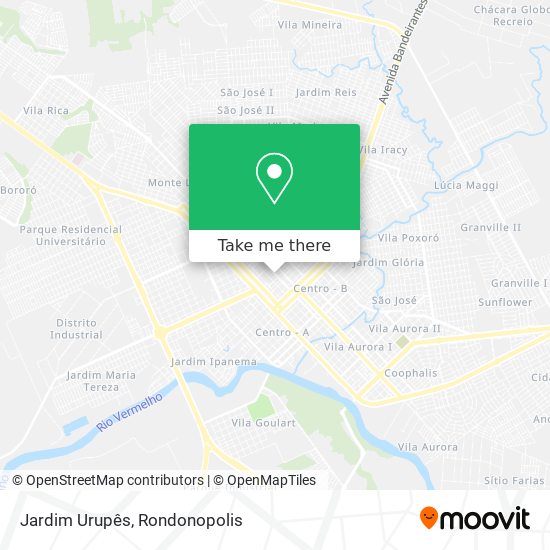 Jardim Urupês map