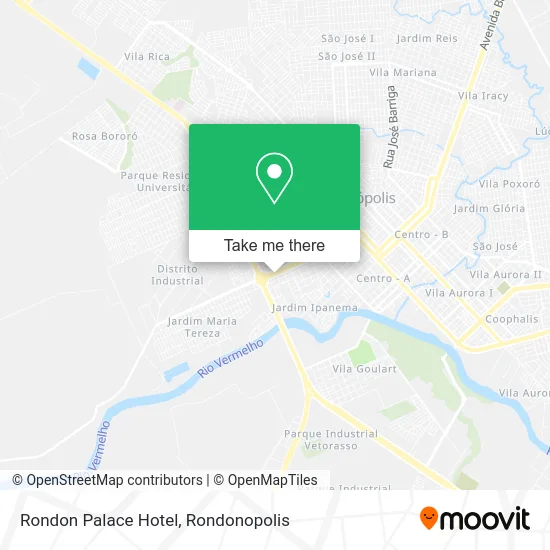 Rondon Palace Hotel map