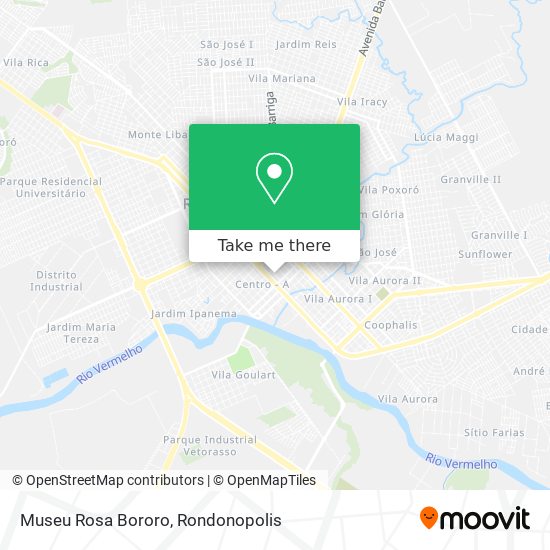 Museu Rosa Bororo map