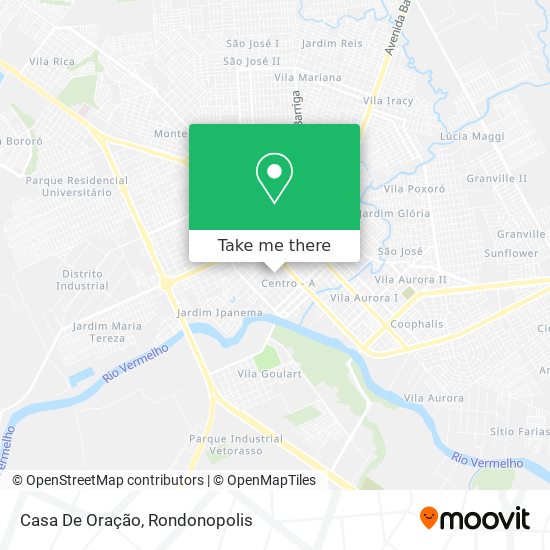 Casa De Oração map