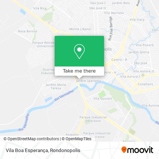 Vila Boa Esperança map
